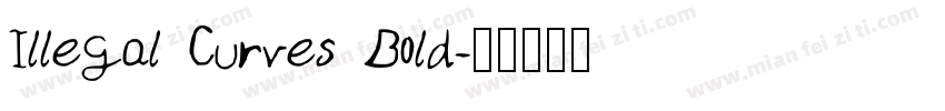 Illegal Curves Bold字体转换